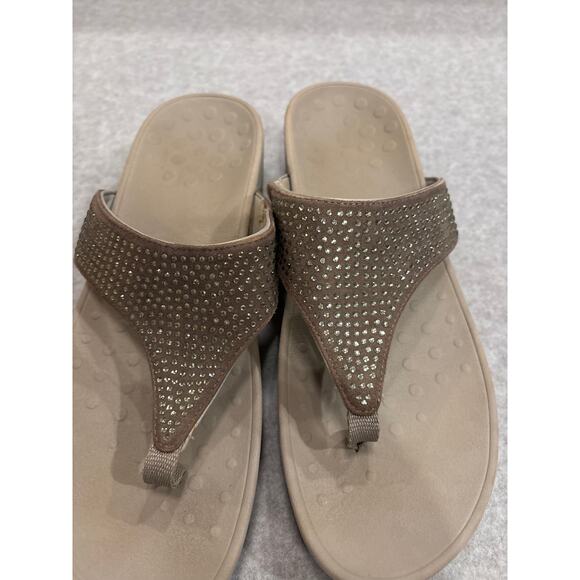 Vionic Pacific Naples Women's Size 11 Embellished Platform Sandals Flip Flops - Picture 9 of 10